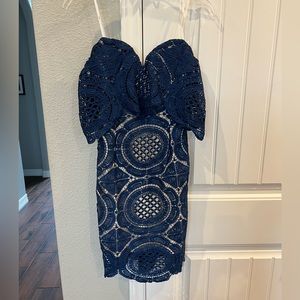 Lulus blue dress